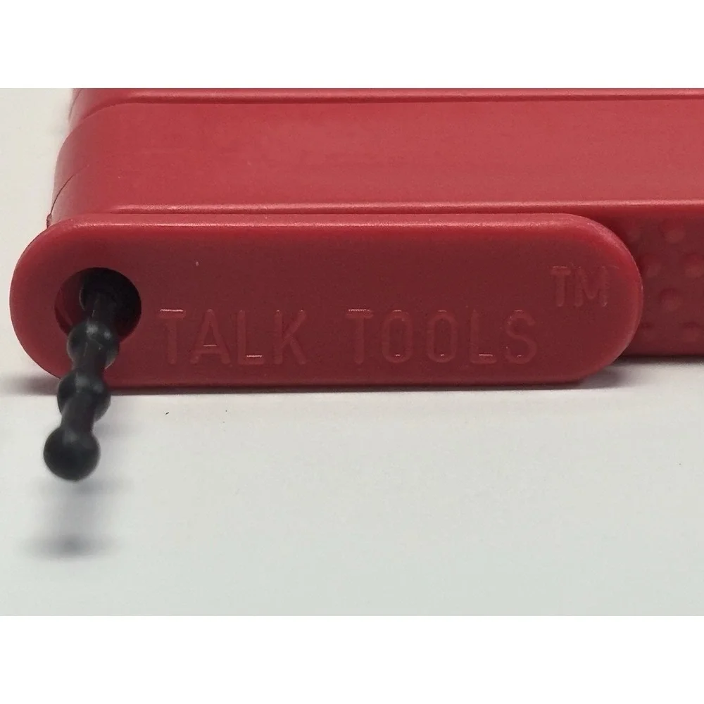 TalkTools Jaw Grading Bite Blocks Red Oral Motor Therapy Speech Feeding Tool Set